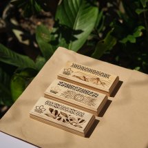 Tim Trầm Cầm Tay DANA 2 ngăn- Gỗ Ngà Voi Cao Cấp