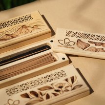 Tim Trầm Cầm Tay DANA 2 ngăn- Gỗ Ngà Voi Cao Cấp