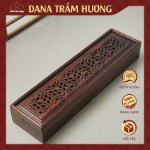 Bộ hộp quà tim trầm thư giãn DANA, Gỗ Hương