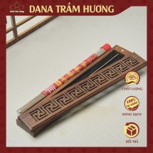 Bộ hộp quà tim trầm thư giãn DANA, Gỗ Hương