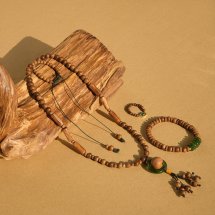 Bộ Trang Sức Trầm Thanh Mộc DANA