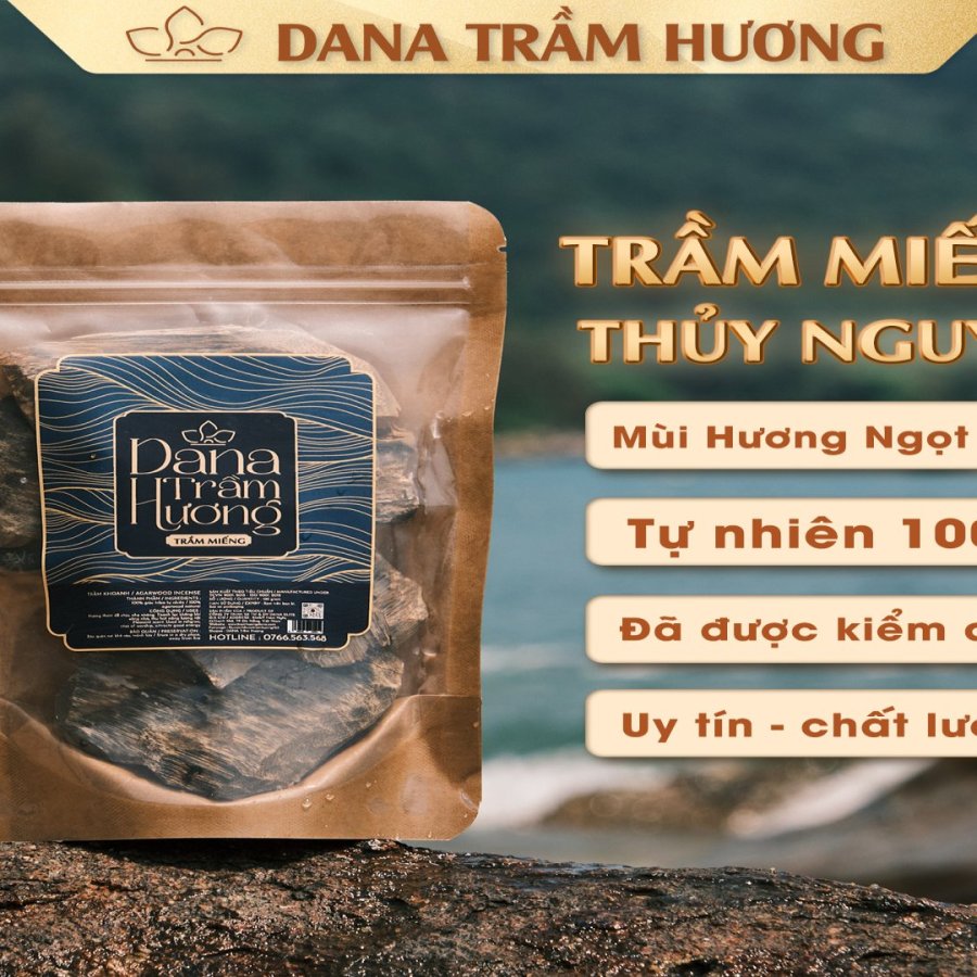 Trầm Miếng Thuỷ Nguyệt DANA-50gr