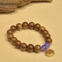 Trầm tốc vườn  tròn đơn đan dây mix charm trẻ trung năng động 10li