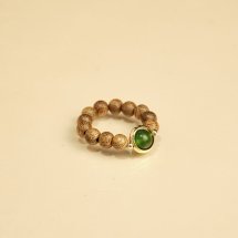 Nhẫn Trầm Hương Phối Đá Mã Não Trầm Tốc Vườn DANA TRẦM HƯƠNG