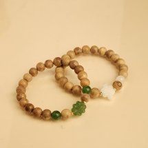 Vòng tay trầm hương -Trầm tự nhiên 8li – Phúc Ngọc Trường Niên