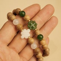 Vòng tay trầm hương -Trầm tự nhiên 8li – Phúc Ngọc Trường Niên