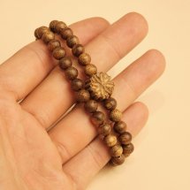 Vòng Tay Trầm Hương Liên Hoa – trầm tốc vườn 6li 2 vòng
