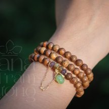 Vòng tay trầm hương 6li tốc vườn – An Ngọc Hương 
